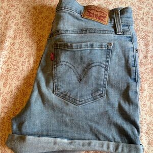 Levi's Classic Blue Denim Shorts